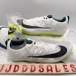 Nike Zoom Superfly Elite 2 Track Spikes White Spruce FZ9662-100 Men’s Size 8 NEW
